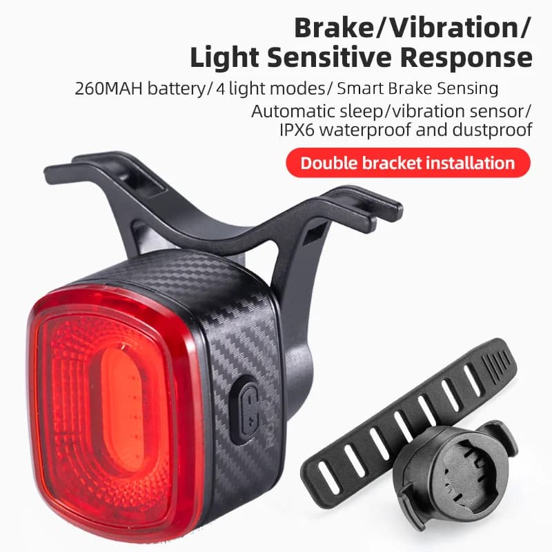 IPX6 Smart Brake Sensing Type-C Bicycle Tail Light